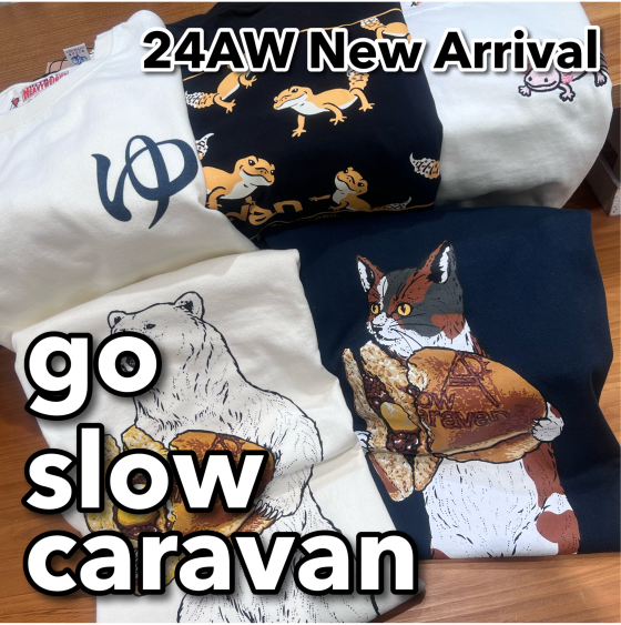 go slow caravan（ゴースローキャラバン）新商品