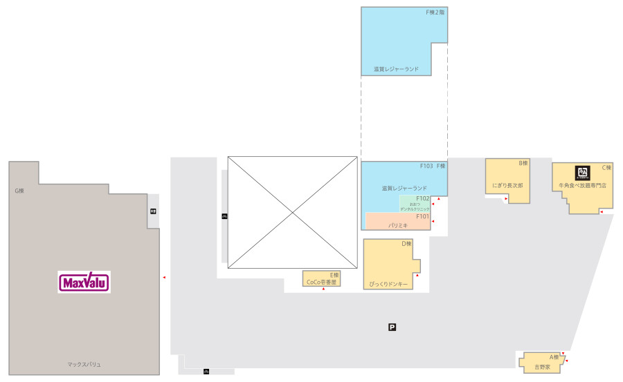 アヤハプラザフロアマップ